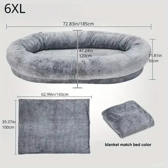 Cuccia XXL super morbida (165x100x25 cm)