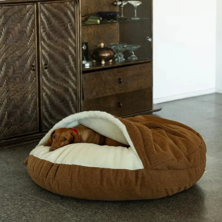 Cuccia per cani con coperta integrata